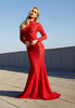 Asyah Custom LOVE LOST lace gown (red) - Kourvosieur
