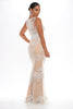 Selena jeweled gown (white) - Kourvosieur