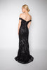 Pre-Order Asyah Nilanti sequined gown (black) - Kourvosieur